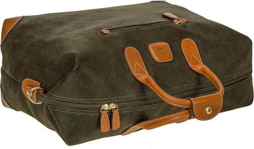 Miniatura 6 de Bric's Bolsas de lona tipo cargo, Verde -Oliva, Life - Bolsa de lona de 18 pulgadas