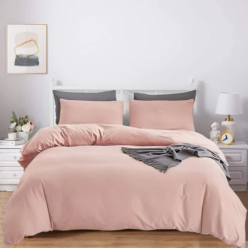 Miniatura 45 de KAREVER Juego de edredón azul y blanco a cuadros, juego de ropa de cama para niñas, juego de edredón a cuadros azul y blanco, manta para niños