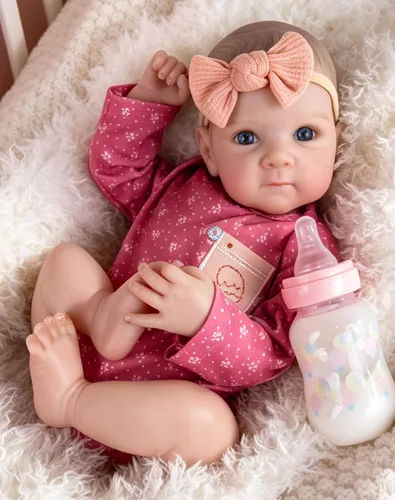 Miniatura 10 de Aori Muñecas realistas de bebé Reborn – Muñeca de bebé realista de 20 pulgadas, muñeca recién nacida de la vida real, viene con caja de regalo
