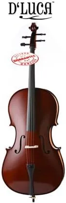 D'Luca Meister - Violonchelo hecho a mano con funda rígida 3/4