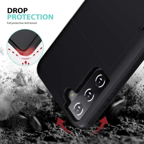 Miniatura 4 de ZUSLAB Funda tipo cartera compatible con Samsung Galaxy S21 Plus 5G, con tarjetero y a prueba de golpes, antiarañazos, compatible con Samsung Galaxy