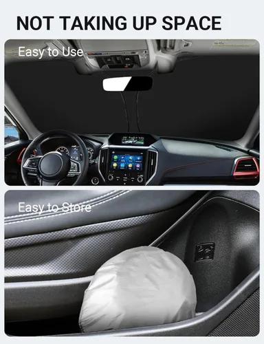 Miniatura 762 de Proadsy Parasol plegable para parabrisas delantero 2026, ajuste personalizado, accesorios para CRV SUV LX EX EX-L EX-L Navi Touring 2017-2022