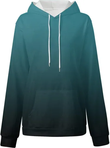 Miniatura 23 de Ceboyel Sudaderas de gran tamaño para mujer, teñido anudado, manga larga, sudaderas con capucha, ajuste holgado, ropa de moda para adolescentes