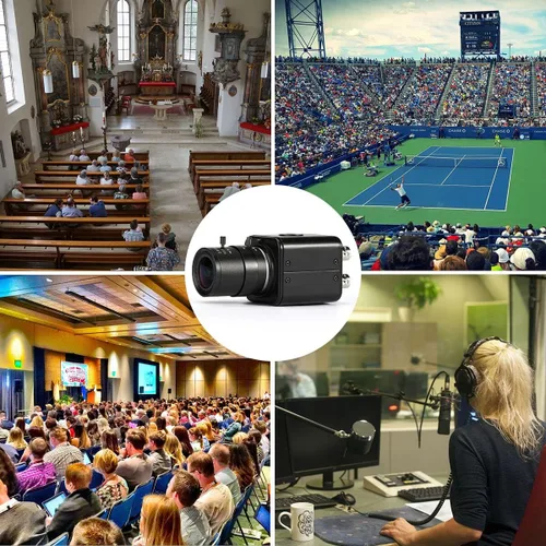 Miniatura 5 de Cámara HD SDI, cámara de seguridad CCTV digital de 2MP 1080P, sensor de alta sensibilidad 1/2.8 CMOS con lente manual Varifocal HD 3MP
