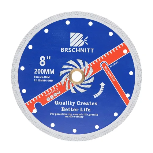 Miniatura 9 de Hoja de sierra de porcelana de diamante superfina con dientes en X, 2 piezas de 3 pulgadas (2.953 in) x eje de 3/8 pulgadas (0.394 in), disco