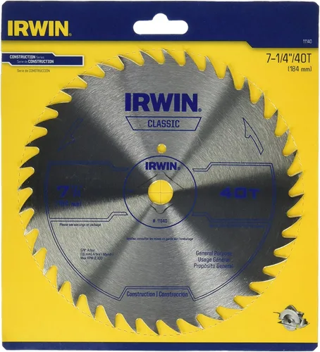 Miniatura 4 de IRWIN Tools MARATHON - Hoja de sierra circular inalámbrica de carburo, 6 1/2 pulgadas, 18T (24020)