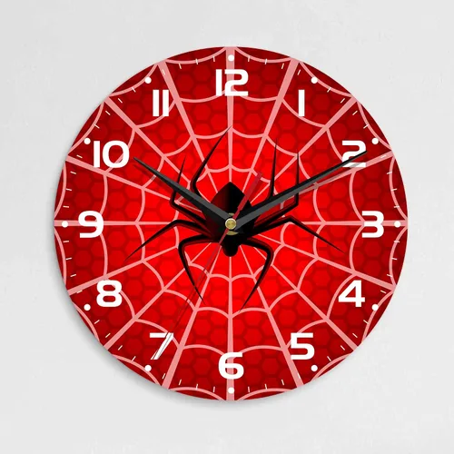 Miniatura 10 de Reloj de pared, 10 pulgadas, silencioso, sin tictac, decoración de cocina para el hogar, funciona con pilas, para baño, dormitorio, sala de estar