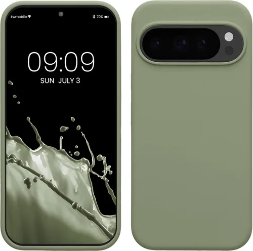 Miniatura 606 de kwmobile Funda Compatible con Google Pixel 6 Pro - Funda de teléfono de silicona TPU con acabado suave - Azul Arrecife