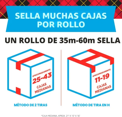 Miniatura 3 de Cinta para embalaje pesado Scotch 1.88 pulg x 54.6 yards, Transparente