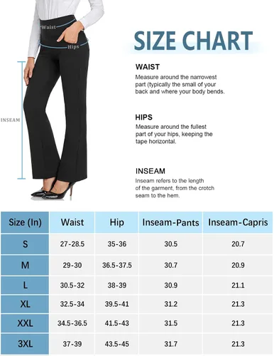 Miniatura 7 de FIRST WAY - Pantalones capri de yoga para mujer de corte para bota 3 bolsillos estampado floral