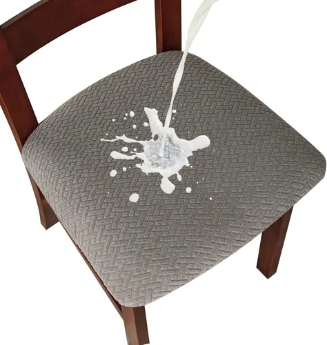Miniatura 28 de Genina Fundas de asiento impermeables para sillas de comedor, fundas de asiento de silla de comedor, fundas de asiento de cocina, fundas de asiento
