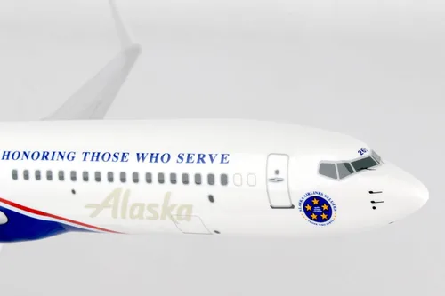 Miniatura 3 de Daron SkyMarks Alaska 737-900 Veteranos Avión 1/130 (SKR917)