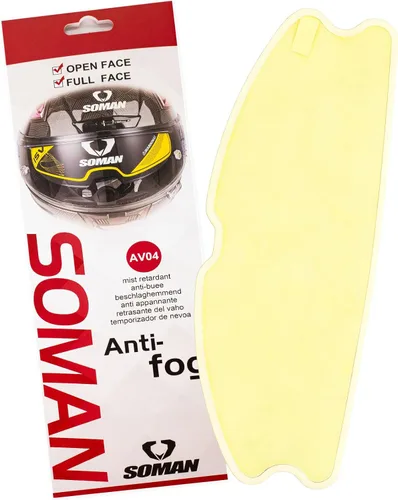 Miniatura 6 de Películas anti-vaho Soman GT-Air 2 para casco, adhesivos anti-vaho para casco CNS-1 compatibles con GT Air, GT Air 2, Neotec, CNS-1, TC-5, TC-9