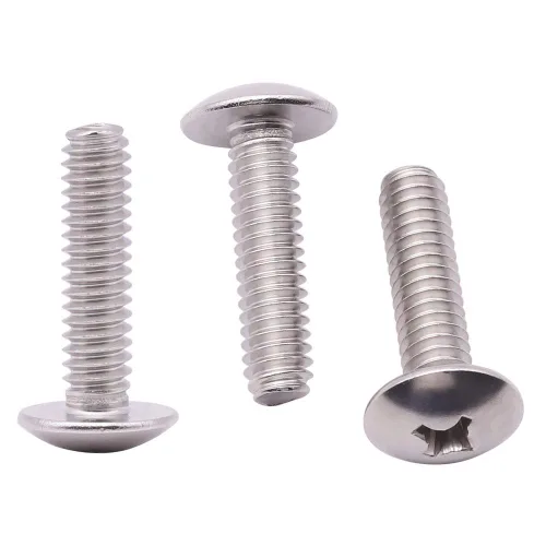 Miniatura 7 de Tornillos Phillips de cabeza de truss de 1/4-20 x 1 (paquete de 25) para pomo de cajón de gabinete, acero inoxidable 304 (18-8), pernos de cabeza