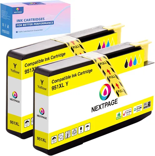 951XL Cartuchos de tinta amarillos de repuesto para cartuchos de tinta HP 951 XL 951XL (CN048AN) funcionan con impresora OfficeJet Pro 8610 8600