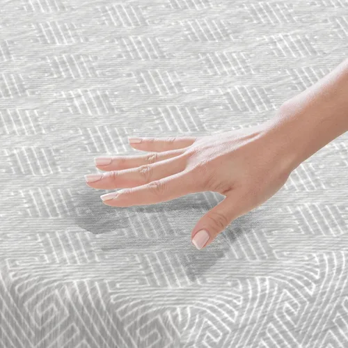 Miniatura 5 de Vibe Colchón de espuma viscoelástica de gel gris jaspeado, certificado CertiPUR-US y Oeko-TEX en paquete ultra pequeño, 10 pulgadas