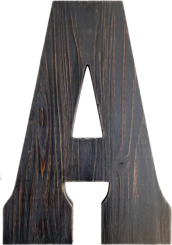 Miniatura 15 de ABELOTS Arte de pared con letras grandes para sala de estar, baño, dormitorio y decoración del hogar, letras rústicas de granja para apellidos