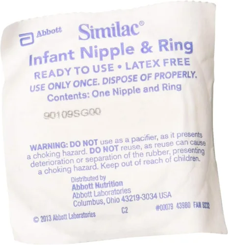 Miniatura 2 de Abbott Nutrición Similac Componente Nipple System Pezón Infantil y Anillo R, L00079