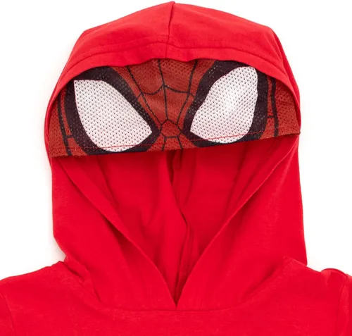 Miniatura 5 de Marvel Conjunto de camiseta de cosplay y pantalones cortos de malla de Spider-Man para niños pequeños y grandes
