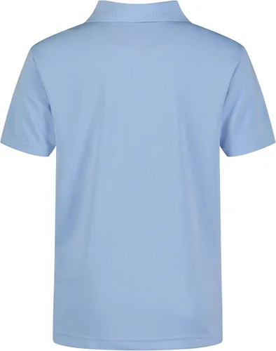 Miniatura 2 de Izod Camisa polo de manga corta para uniforme escolar para niños, cierre de botón, material de rendimiento que absorbe la humedad