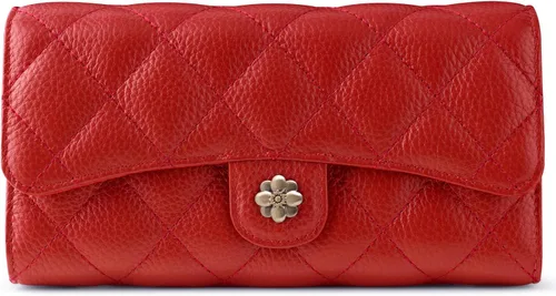 XINNSTAR Cartera para mujer con bloqueo RFID de gran capacidad, cartera larga para mujer con bolsillo de muñeca, con ventana para tarjeta de