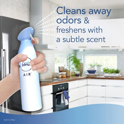 Miniatura 2 de Febreze Ambientador y eliminador de olores en aerosol, Gain Original and Island Fresh Scents, 8.8 onzas (paquete de 4)