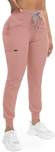 Miniatura 5 de niaahinn Conjunto de uniforme médico de enfermera para mujer, camiseta con cuello en V y pantalones deportivos, uniforme médico, traje para mujer
