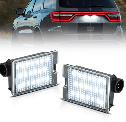 Miniatura 9 de Luces LED para matrícula compatibles con Dodge Charger Challenger Chrysler 300 2015-2023, luz de matrícula de repuesto