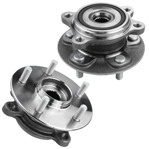 Miniatura 59 de Detroit Axle - 2.2L Bujes de rodamiento de rueda delanteros de 2 piezas para Honda Accord 90-97, 97 Acura CL, 2 rodamientos de ruedas y conjunto