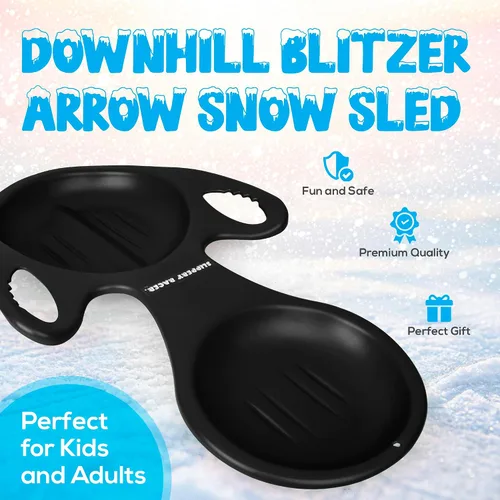 Miniatura 2 de Slippery Racer Descenso Blitzer Flecha Trineo de nieve.