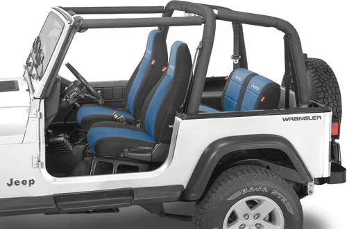 Miniatura 18 de Diver Down Neoprene Seat Cover Set - Fits Jeep YJ 1987-1995 Wrangler - Front and Back Seat Set - Waterproof Custom Fit - Soft Padded Cushion Feel