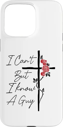 Miniatura 31 de I Can't But I Know A Guy Jesus Cross Flowers Case for iPhone 17