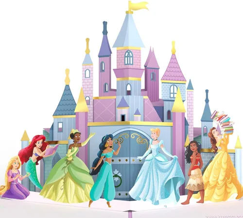 Miniatura 2 de Lovepop Everyday Disney Princess - Tarjeta emergente para ella y él – Tarjetas de felicitación 3D para niños y niñas – You Make the Whole Kingdom