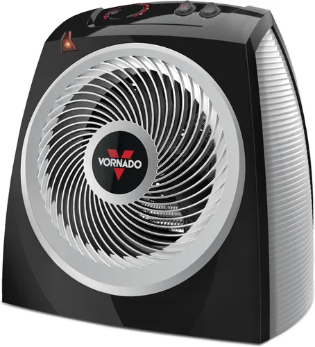 Vornado Calentador de espacio VH10 (2025) para uso en interiores, termostato ajustable, 2 velocidades, características de seguridad avanzadas, asa