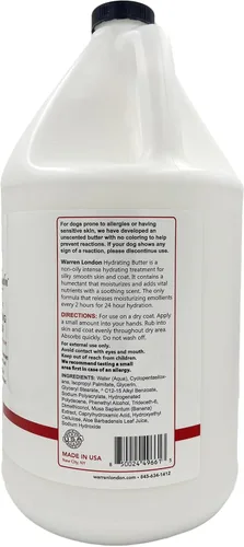 Miniatura 8 de Warren London Acondicionador hidratante sin enjuague para mascotas para perros Loción para piel y pelaje Acondicionador de aloe para cachorros