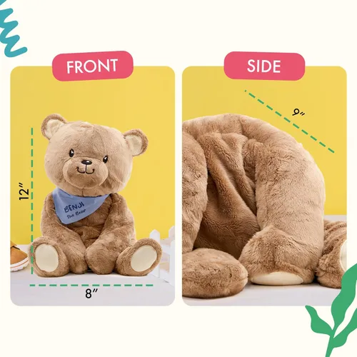 Miniatura 7 de Lilly's Love Animal de Peluche con Peso, 5 lb Peluche Sensorial para Niños y Adultos Lavable a Máquina con Interior Extraíble Animal