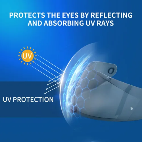 Miniatura 5 de Protector de casco de motocicleta de repuesto para casco I10 I70 HJ-31, protección antiarañazos, resistente al desgaste, resistente al viento