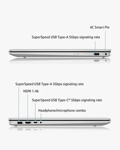 Miniatura 8 de HP Pavilion Laptop de 17.3 pulgadas, pantalla táctil HD+ de bisel estrecho, procesador AMD Ryzen 5 5500U (Beats i7-1185G7), gráficos AMD Radeon
