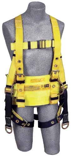 3M DBI-SALA 1000555 Derrick - Cinturón de hebilla de lengua, anillos de posicionamiento de trabajo, hebillas de conexión de arnés de hebilla de