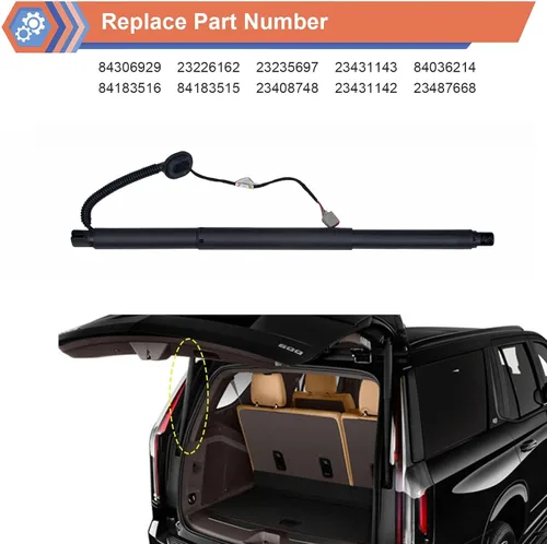 Miniatura 2 de Soporte de Elevación de Potencia del Portón Trasero Izquierdo Amortiguador Compatible con Vehículos Chevy GMC Cadillac 2015-2020 Suburban Tahoe