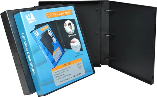 Miniatura 6 de UniKeep Carpeta de 3 anillos – La carpeta está totalmente cerrada, disponible en blanco, transparente o negro y en diferentes tamaños de lomo