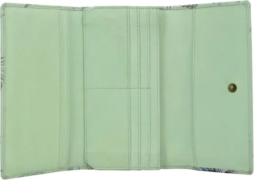 Miniatura 3 de Anna by Anuschka Cartera de embrague pintada a mano de cuero genuino para mujer