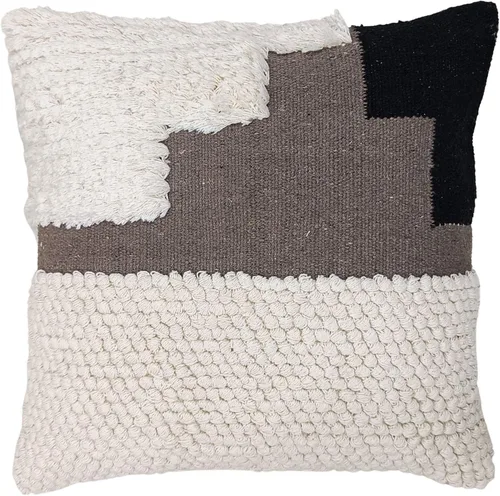 Miniatura 12 de Trade Star Funda de almohada Kilim de 100% algodón, estilo bohemio, copetudo, funda de almohada del suroeste, funda de cojín decorativa tejida a