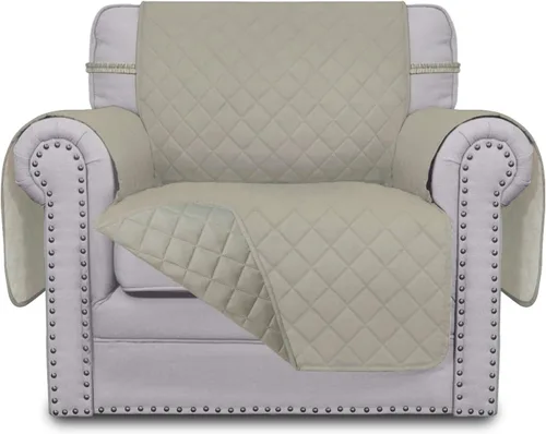 Miniatura 67 de Easy-Going - Funda para sofá, futón y sillón sin reposabrazos, reversible, resistente al agua, para mascotas y niños (azul oscuro/azul claro)