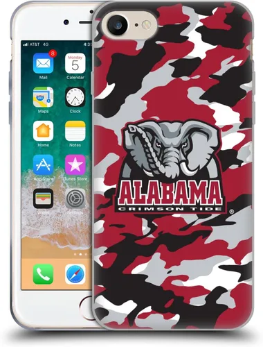 Miniatura 25 de Head Case Designs Funda de gel suave con licencia oficial de la Universidad de Alabama UA Collage compatible con Apple iPhone 13 Pro Max