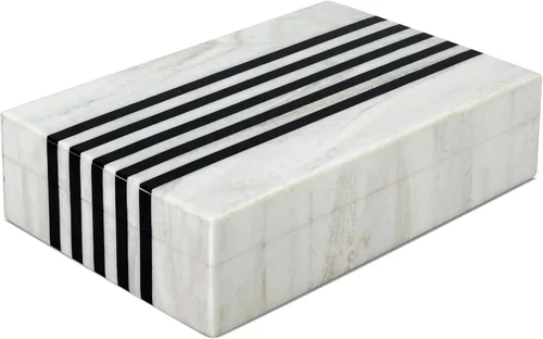 Miniatura 50 de Handicrafts Home Caja de recuerdo decorativa de 8 x 5 – Pequeña caja organizadora con tapa, almacenamiento decorativo Boho, caja de memoria retro