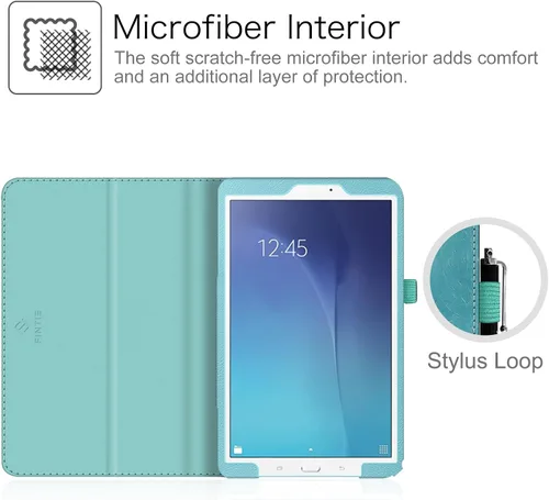 Miniatura 3 de Fintie, funda tipo libro Samsung Tab Galaxy E 9.6, Z-flor