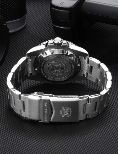 Miniatura 6 de Steeldive - Reloj automático para hombre SD1953 de acero inoxidable NH35 de movimiento de 984.3 ft de buceo