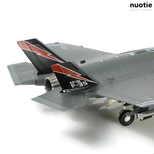 Miniatura 6 de NUOTIE 1/72 F-35A Lighting II Avión de combate Modelo de avión de combate Fuerza Aérea de los Estados Unidos AF-01 avión fundido a presión