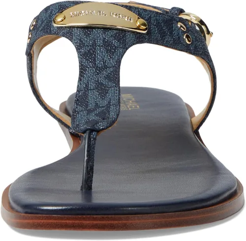 Miniatura 2 de Michael Kors Sandalias planas Mk Plate para mujer